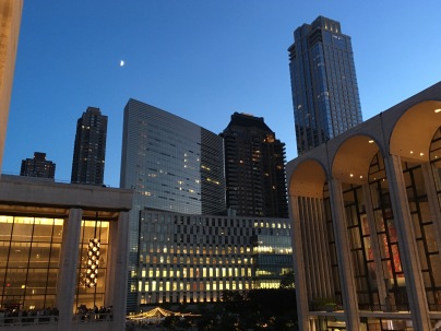 Lincoln Center, evening of July 29